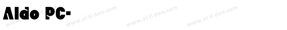 Aldo PC字体转换
